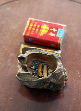 厂家销售松树f瘤木雕摆件家居 多肉小花盆装饰品客厅工艺品包邮