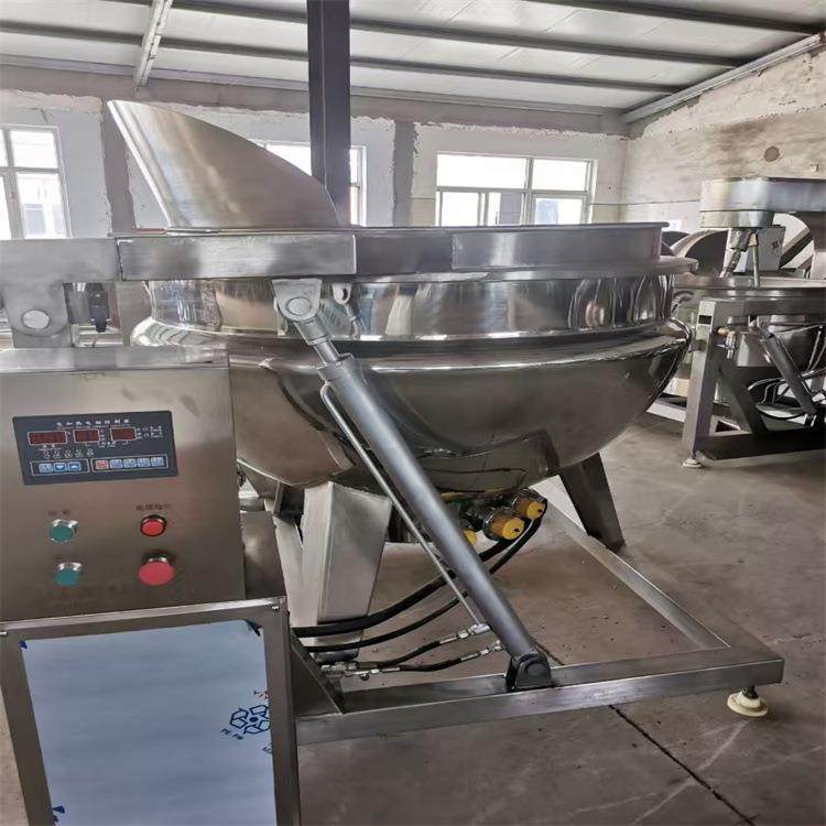 商用火锅料卤煮锅不锈钢电加热夹层锅可倾斜大型酱牛肉卤煮熬汤锅