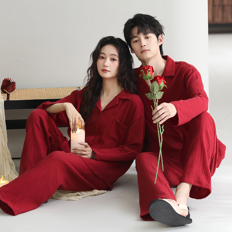 高级感薄款纯棉布料100全棉睡衣