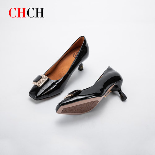 CHCH2025平衡鞋百搭高跟鞋气质CN1B5222