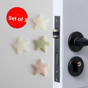 无冲孔硅胶防撞垫防撞门吸门把手防撞垫把手挡门圆点海星门保险杠