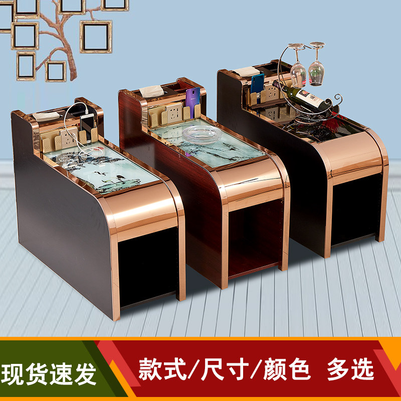足疗足浴店专用沙发茶几柜经济型美甲桑拿按摩洗脚柜美容小茶几