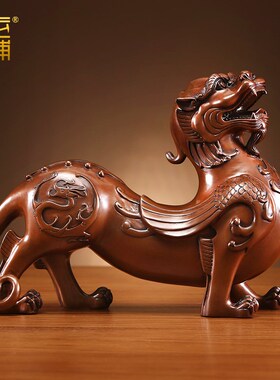 紫铜貔貅摆件一对家居玄关客厅装饰品摆设办公室公司开业乔迁礼品