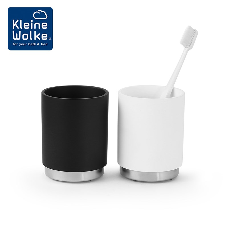 Kleine Wolke德国原装进口树脂漱口杯家用不锈钢底刷牙杯情侣水杯