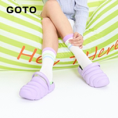 GOTO甜甜圈拖鞋 防滑凉拖户外鞋 女潮流洞洞鞋 舒适可爱百搭居家拖鞋