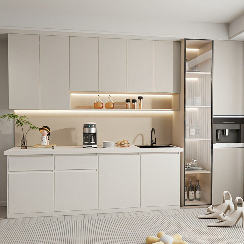 办公室公司洗手池厨房橱柜实木餐边柜水吧台加厚石英石台面茶水柜,住宅家具,餐边柜,淘宝优惠券,粉丝福利购,淘宝优惠卷