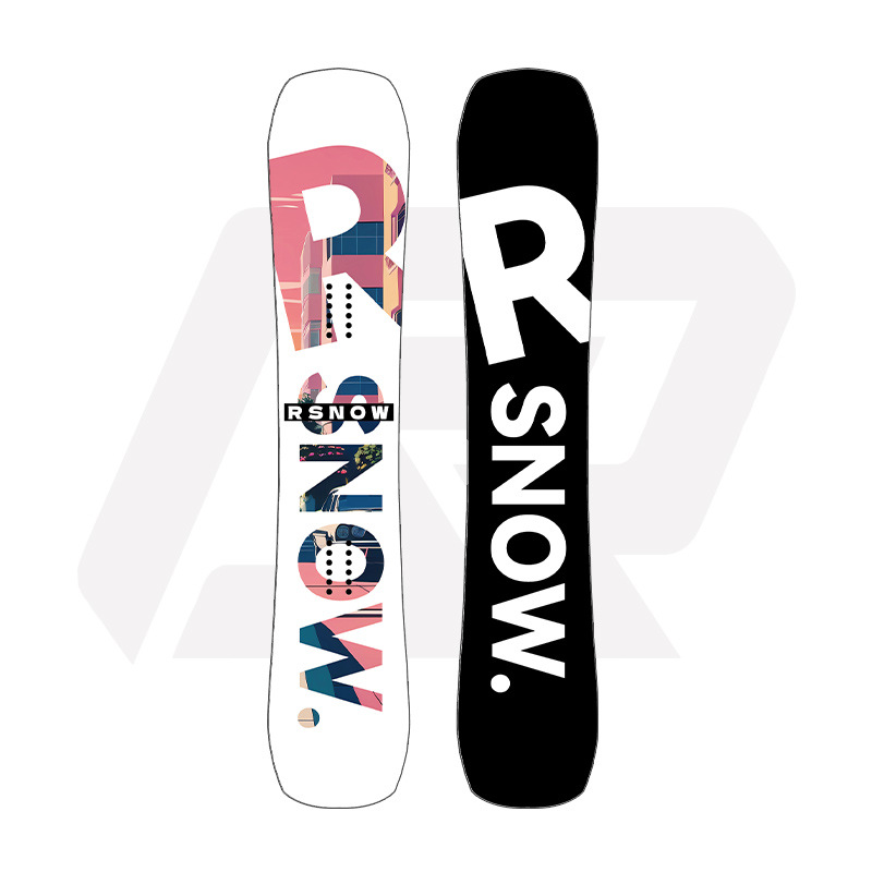 rsnow桃之夭夭单板滑雪板成人儿童滑雪平滑刻滑单板初中级进阶公