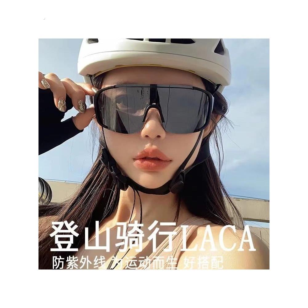 复古超大框户外骑行登山滑雪防风护目镜墨镜防晒连体太阳眼镜男女