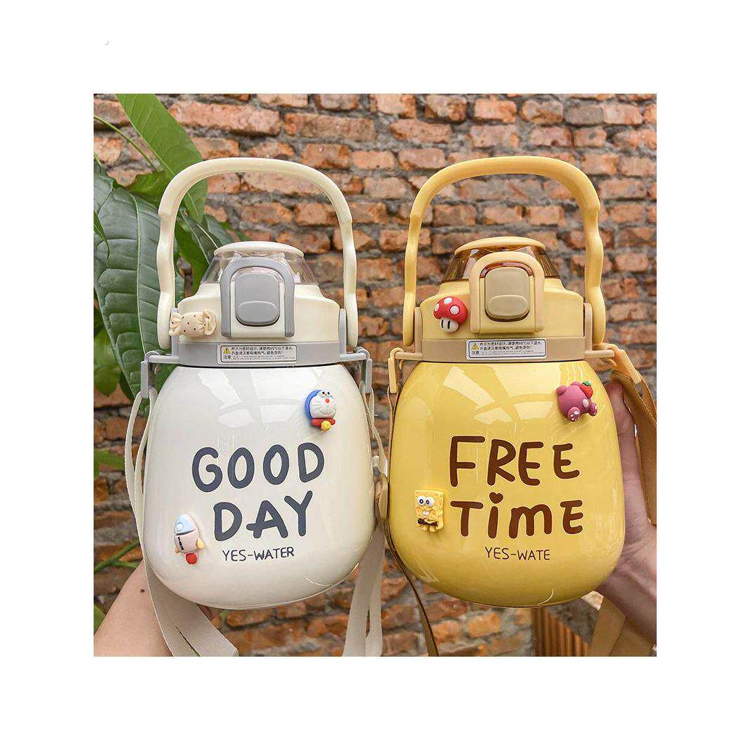 孕妇大肚吸管保温杯产妇专用大容量316不锈钢水杯子便携