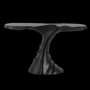 米米村侘寂风入户实木玄关桌轻奢高级感设计师玄关台靠墙装饰窄桌