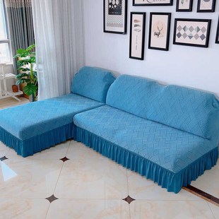 沙发套罩全包万能弹力无扶手三座一贵妃组合靠背坐垫一体式高级感