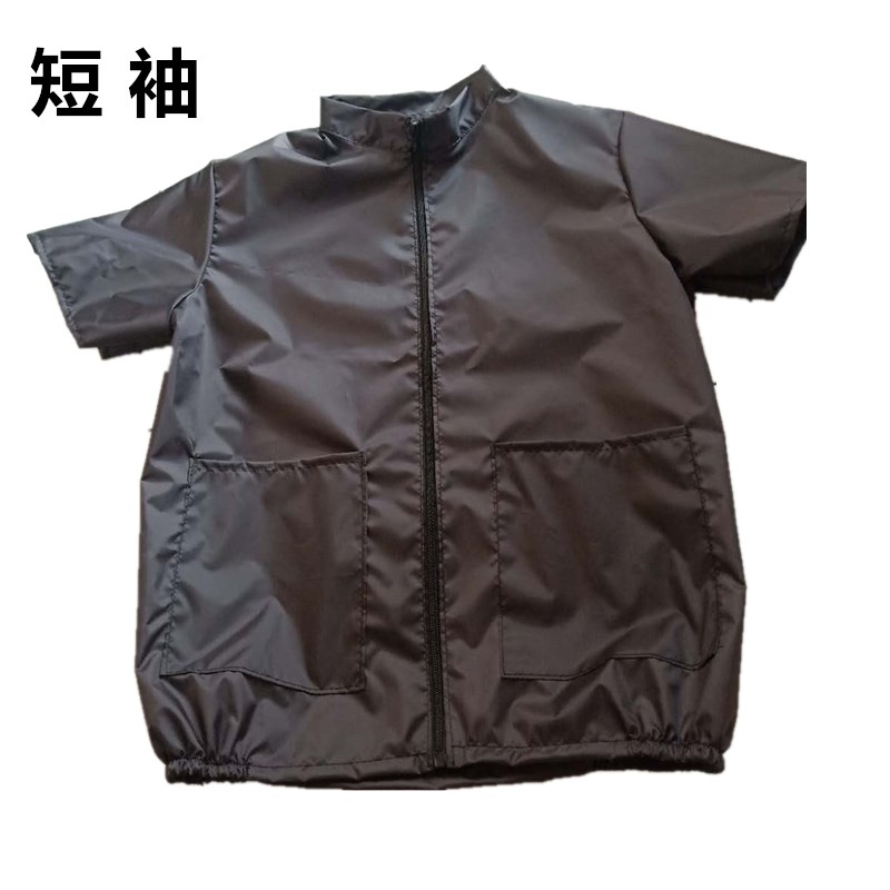 夏薄款防油防水工作服防岩棉玻纤保洁厨师罩衣上衣防尘喷漆防护服