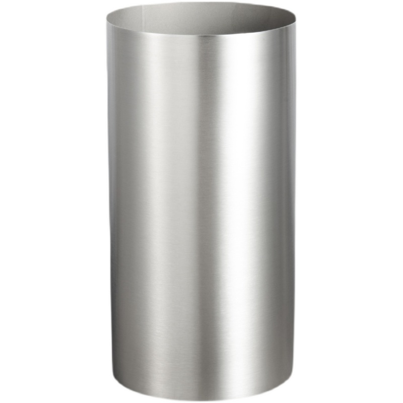 304不锈钢插花瓶客厅桌面水培简约圆柱鲜花盆北欧个性装饰摆件