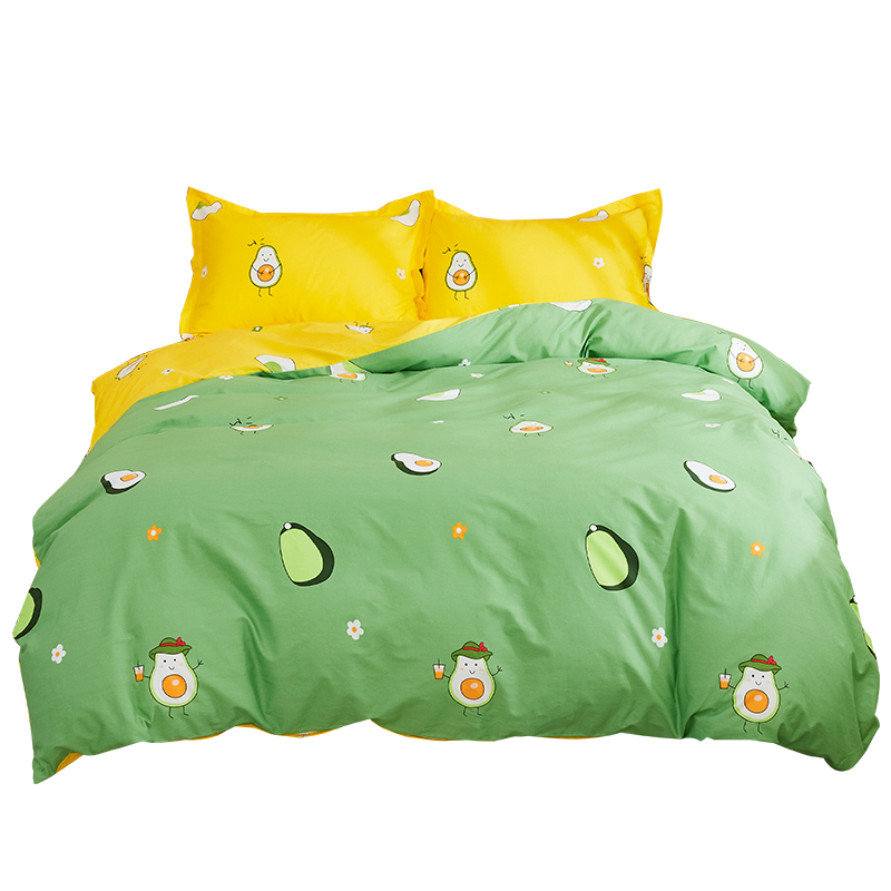 全纯棉被套单件学生宿舍少女儿童卡通单人被罩1.5x2m双人1.8m订做