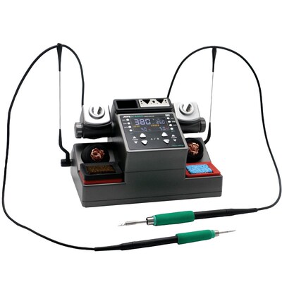 速工爱风A902焊台双工位350W大功率兼容C210 C245 C115手柄电烙铁