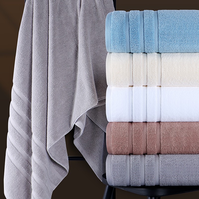 超大浴巾90X180CM特大号纯棉成人家用加厚柔软吸水美容院大码加宽