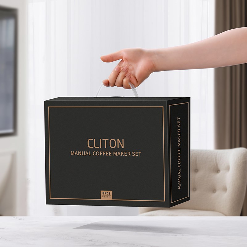 手冲咖啡壶套装手磨咖啡机手摇研磨器具便携组合户外露营全套礼盒