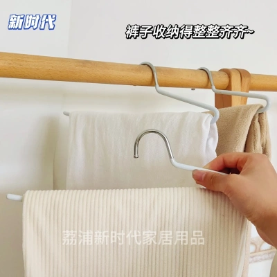 短颈鹅形裤架型浸塑防滑家用无痕