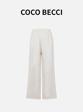 COCO BECCI【铜氨丝裤】莱赛尔混纺时尚显瘦休闲裤CFLJB361021