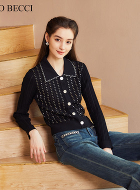 COCO BECCI【精致女主】时尚针织开衫YT24YA220001