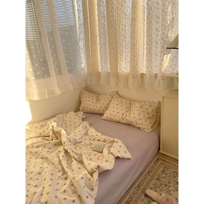 梨梦 ins复古小碎花纯棉夏被四件套全棉夏凉被薄被子空调被可机洗,床上用品,化纤被,淘宝优惠券,粉丝福利购,淘宝优惠卷