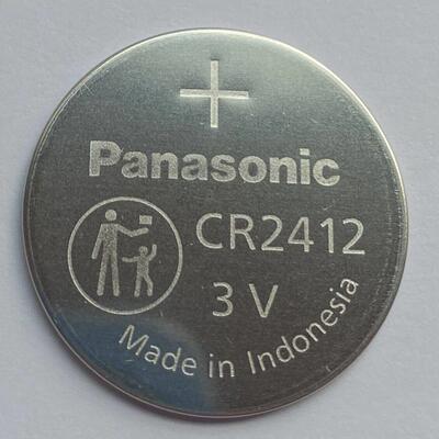 工业装适用松下CR2412雷克萨斯丰田皇冠比亚迪卡片钥匙遥控器电池9058