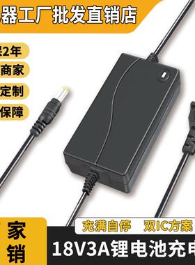 18V3A磷酸铁锂电池组充电器5串3.2V32650充满自停快充18.25V21V2A