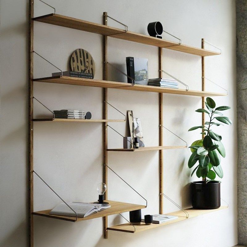 墙上置物架免h打孔实木隔板壁挂一字搁板收纳书架中古隔板展示架,住宅家具,搁板/置物架/家用陈列架,淘宝优惠券,粉丝福利购,淘宝优惠卷