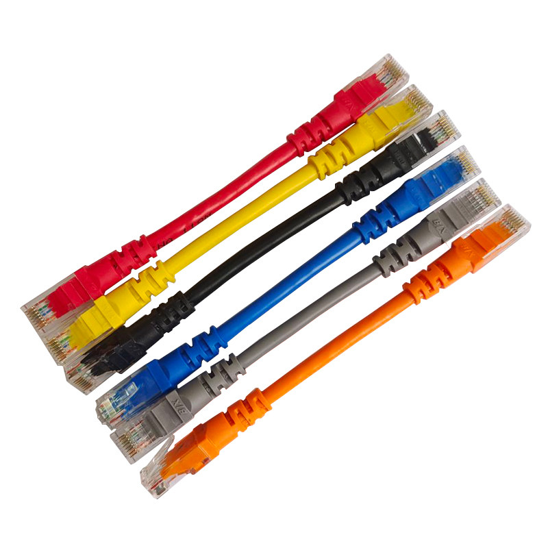 超短纯铜网线0.1 0.2 0.3 0.5米超五类六O6类8芯千兆机房网络跳线