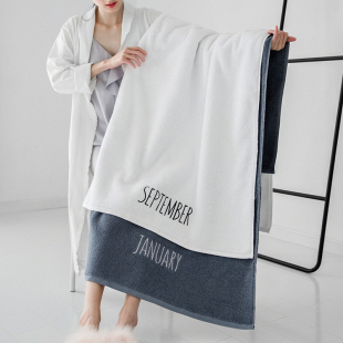 全棉2021新款 浴巾家用纯棉吸水速干n不易掉毛情侣男女冬季 大号裹