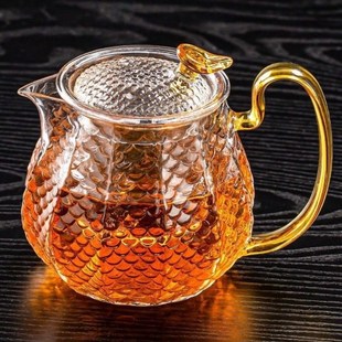 家用客厅202u1新款 功夫茶具套装 玻璃泡茶壶茶杯组合办公室会客杯