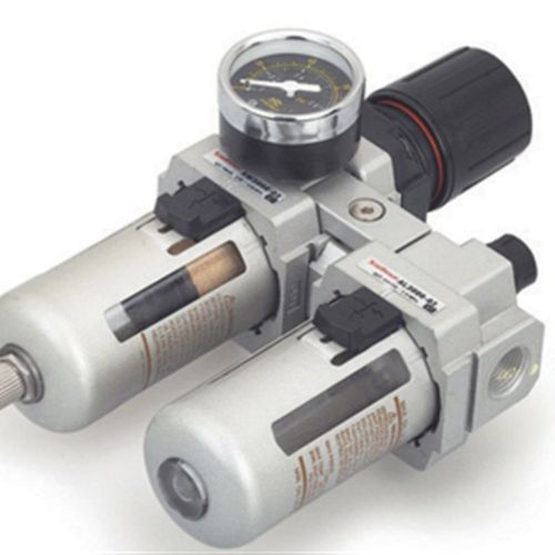 气动元件气泵用油水分离器气源u处理器二联件AC4010-04 06带压力