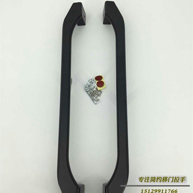 重型移门拉手中式 推拉门t把手移门大拉手实心铝合金明装木门扶手