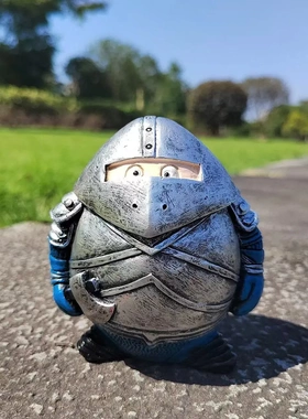 圣诞节圣诞小矮人侏儒骑士雕像树脂工艺品桌面小摆件圣诞节装饰