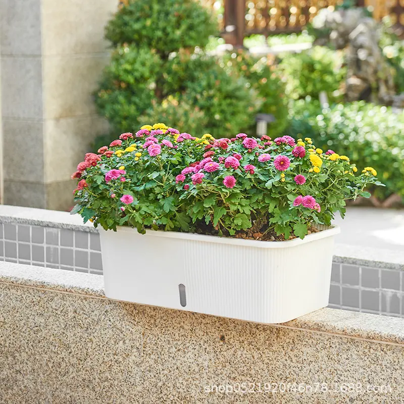 大加厚阳台种菜盆方形塑料花盆室内蔬菜种植箱家用蔬果盆