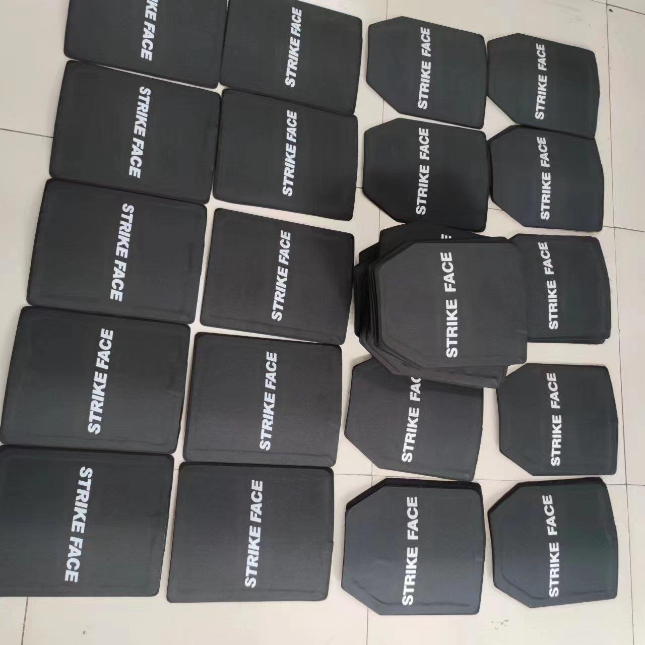 防弹衣背心用插板配重防弹钢板GA3-5级250mm*300mm压弧插板