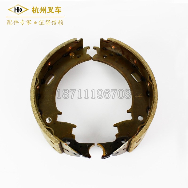 杭州A系列3 3.5吨A30 A35叉车制动蹄片刹车皮W刹车片叉车配件