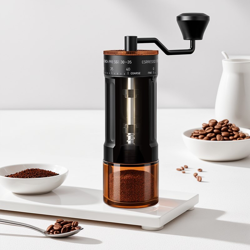 手摇磨豆机咖啡豆研磨机手磨咖啡机小型K家用便携手动磨粉手冲器