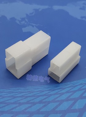 2P汽车接插件1-180908s-0连接器 6.3接线端子 180907公母对接插头