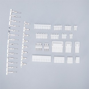 VH3.96mm间距胶壳连接器VH3.96白色胶壳IVH2Y 16Y孔公壳接插件孔