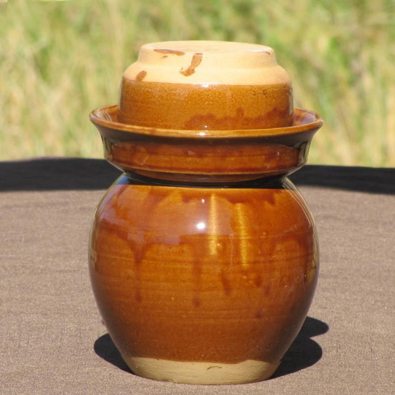 加厚腌菜坛子f泡菜坛水封坛腌鸡蛋鸭蛋咸菜土陶坛储物罐家用商用