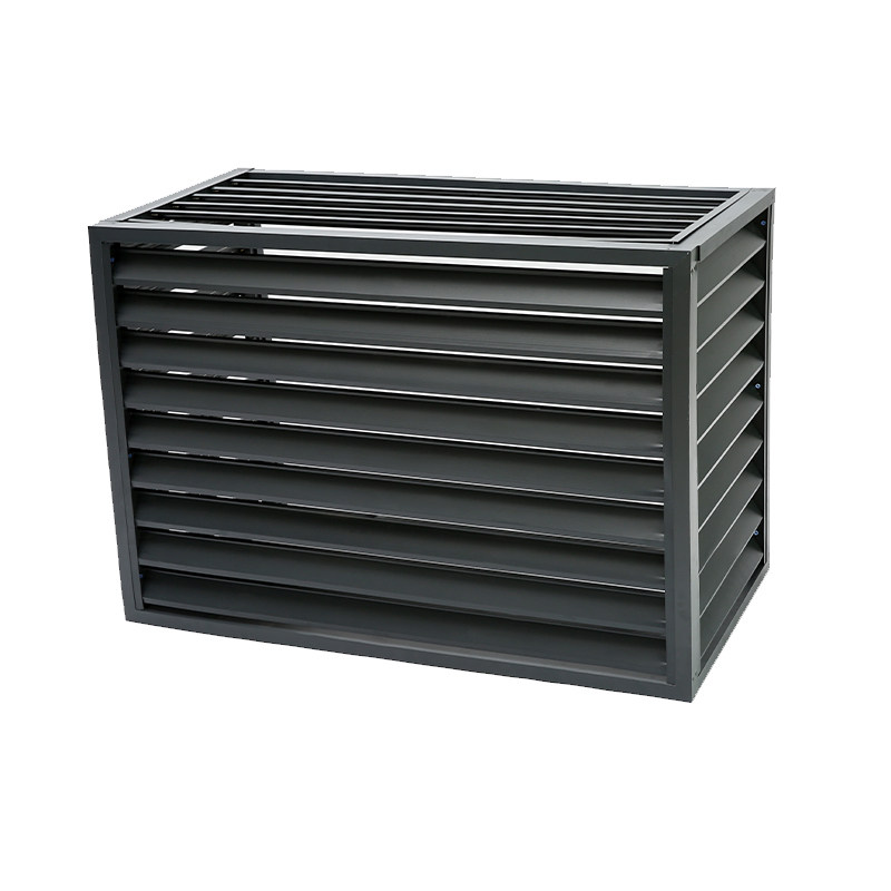 铝合金空调外机罩通风口格栅护栏室外百叶罩百叶S窗承接大型工程