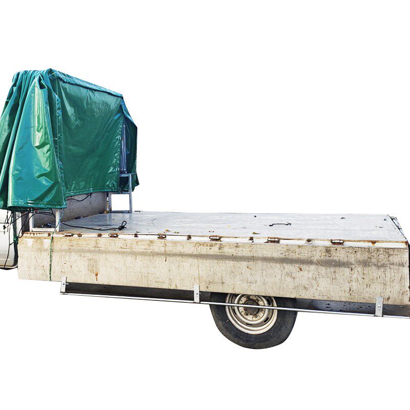 五菱双排小货车推拉篷布s长安微卡轻卡平板小货车雨棚防雨收缩雨