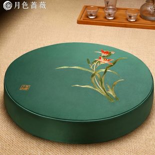 禅修垫打坐垫跪静坐冥想地垫 拜垫坐垫垫家用圆形蒲团坐垫新中式