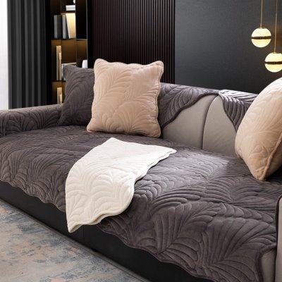 四季通用皮防滑短毛绒沙发垫加厚北欧法兰绒坐垫子冬季沙发套罩巾,居家布艺,沙发垫,淘宝优惠券,粉丝福利购,淘宝优惠卷