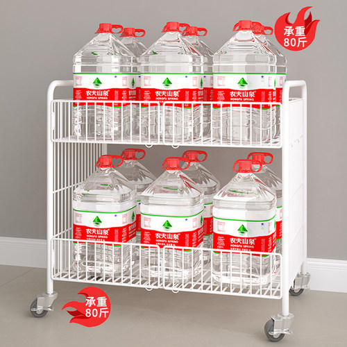 可携式移动手推h车家用收纳小推车多层摊位架摆摊专用置物架地摊