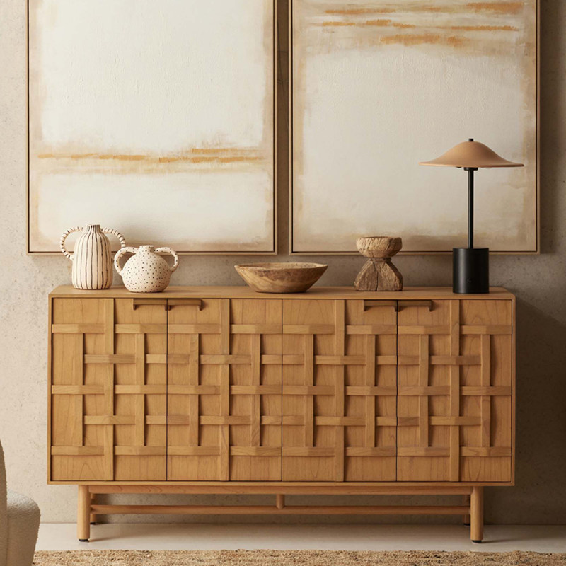 吉诺威 篱苑餐柜茶水柜诧寂风复古置物柜 柜子靠墙一体收纳柜,住宅家具,餐边柜,淘宝优惠券,粉丝福利购,淘宝优惠卷