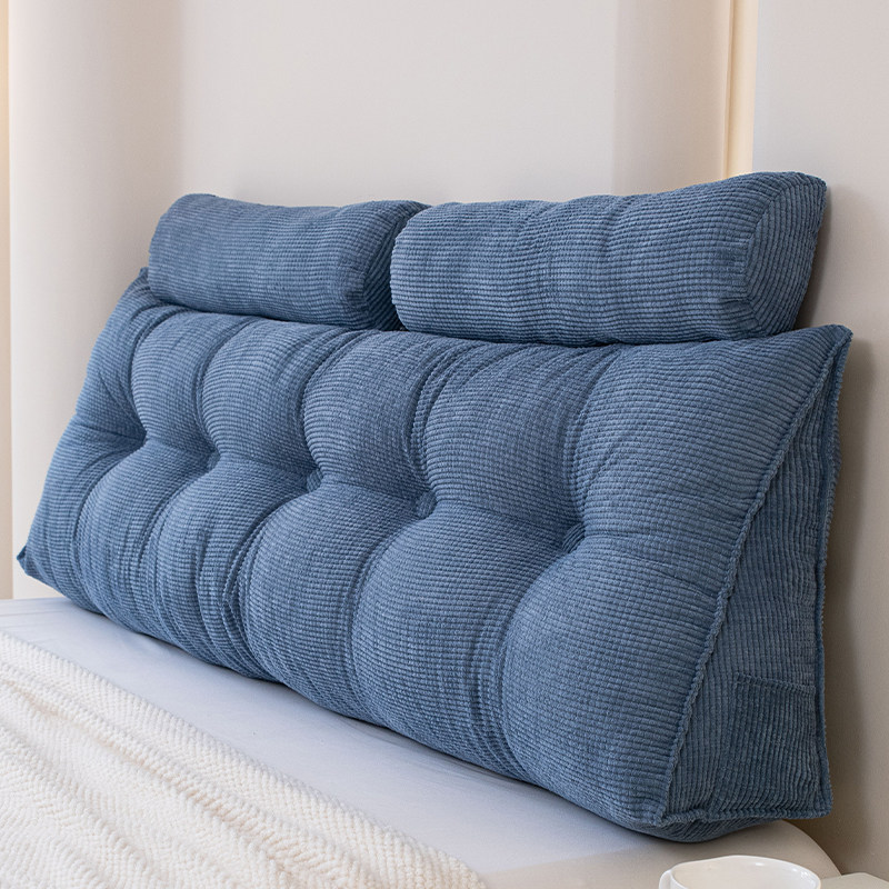 三角床头靠垫沙发撞床上靠背垫卧室护腰靠枕软包可拆洗,居家布艺,床头靠垫,淘宝优惠券,粉丝福利购,淘宝优惠卷