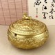 纯黄铜龙马烟灰缸可带盖铜烟缸收纳器家居办公P室客厅茶桌中式 实