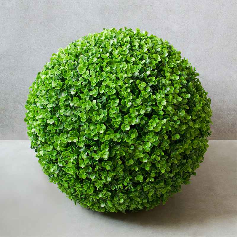 仿真花艺尤加利草球苔藓花球绿色植物室内挂饰装饰品落地花瓶